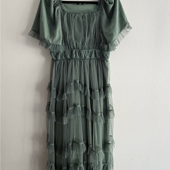 Polagram (Baltic Born) Spring Green Layered Maxi Dress - Picture 2 of 10